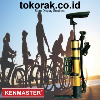 POMPA BAN MINI ALUMINIUM KENMASTER HAND PUMP SEPEDA MOTOR POMPA TANGAN